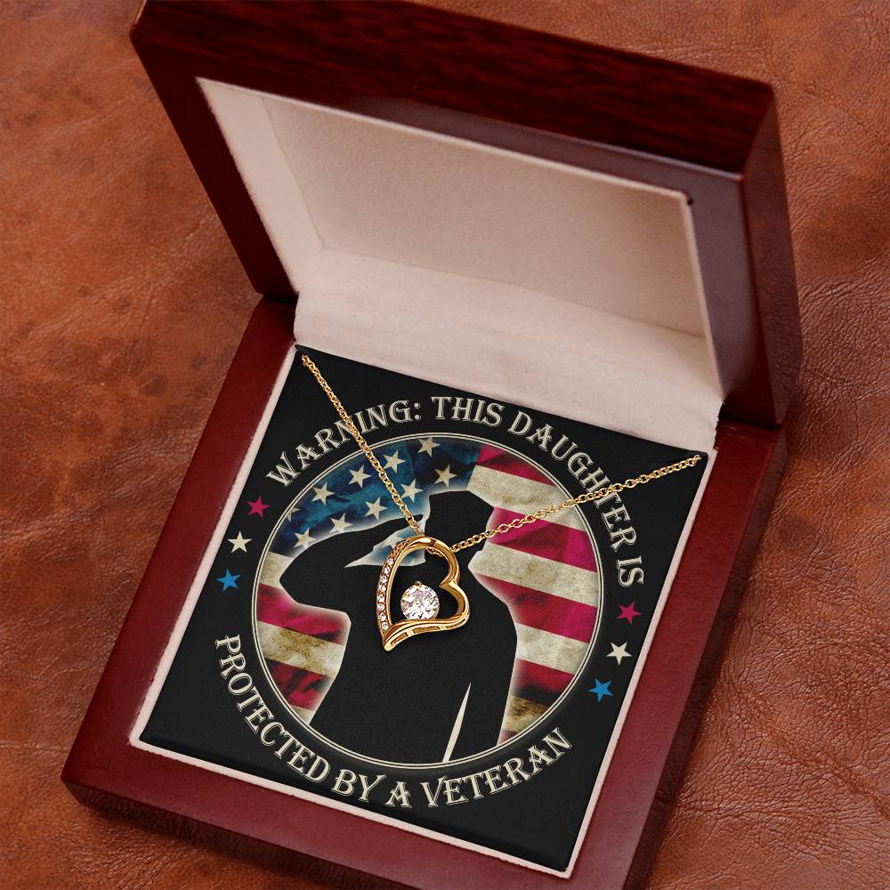 protected-by-veteran-round Forever Love Necklace