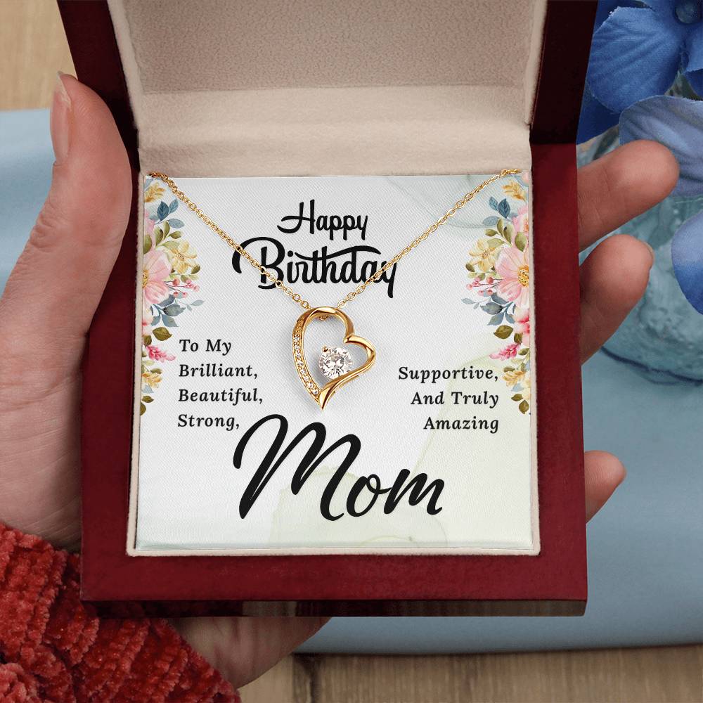 Happy Birthday Mom. Forever Love Necklace