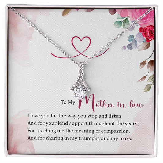 To my Mother in Law or Mother in Love - Alluring Beauty Necklace