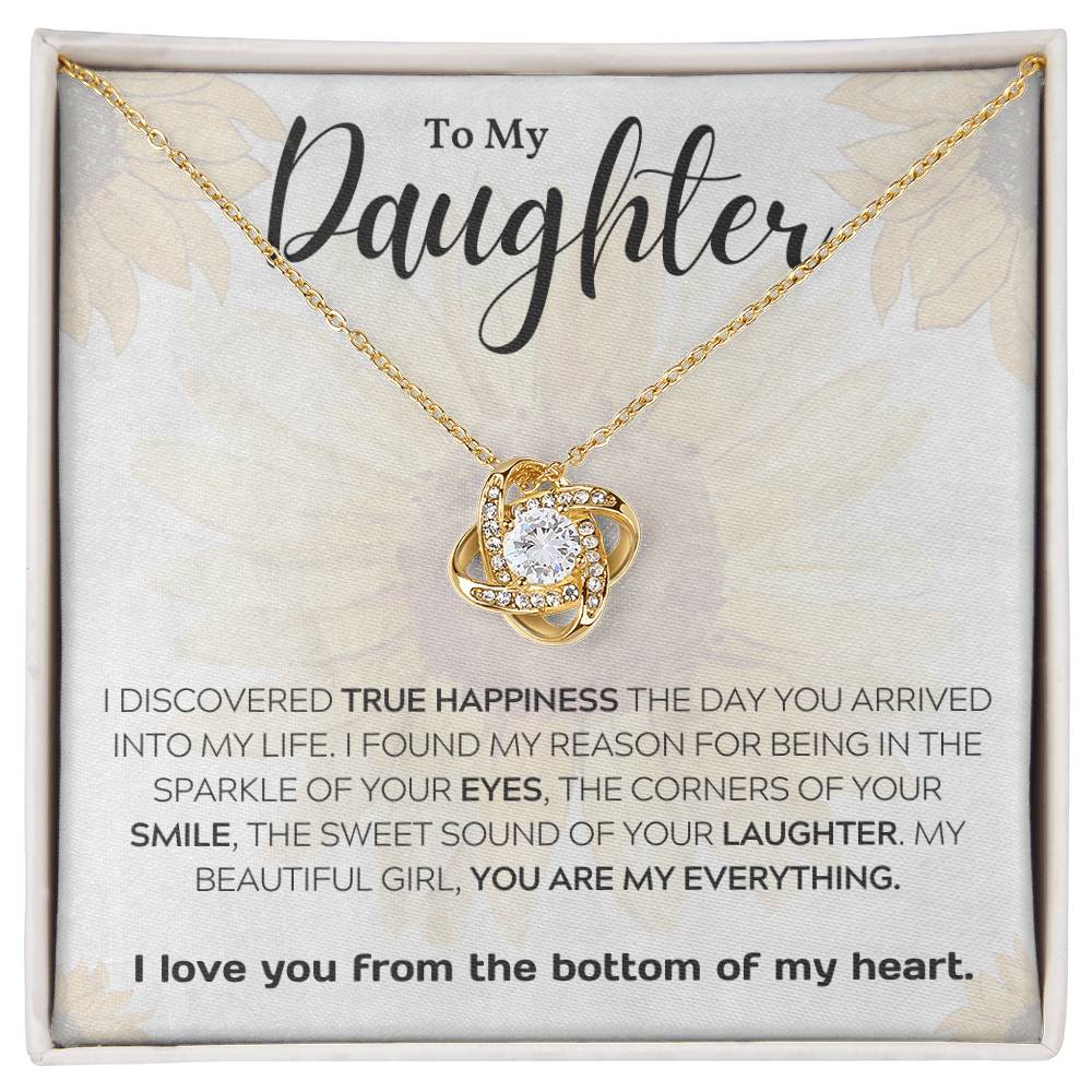 To My Daughter ~ Perfect daddy daughter gift ~ Give her the gift that shows just how much she means to you! Daddy daughter necklace