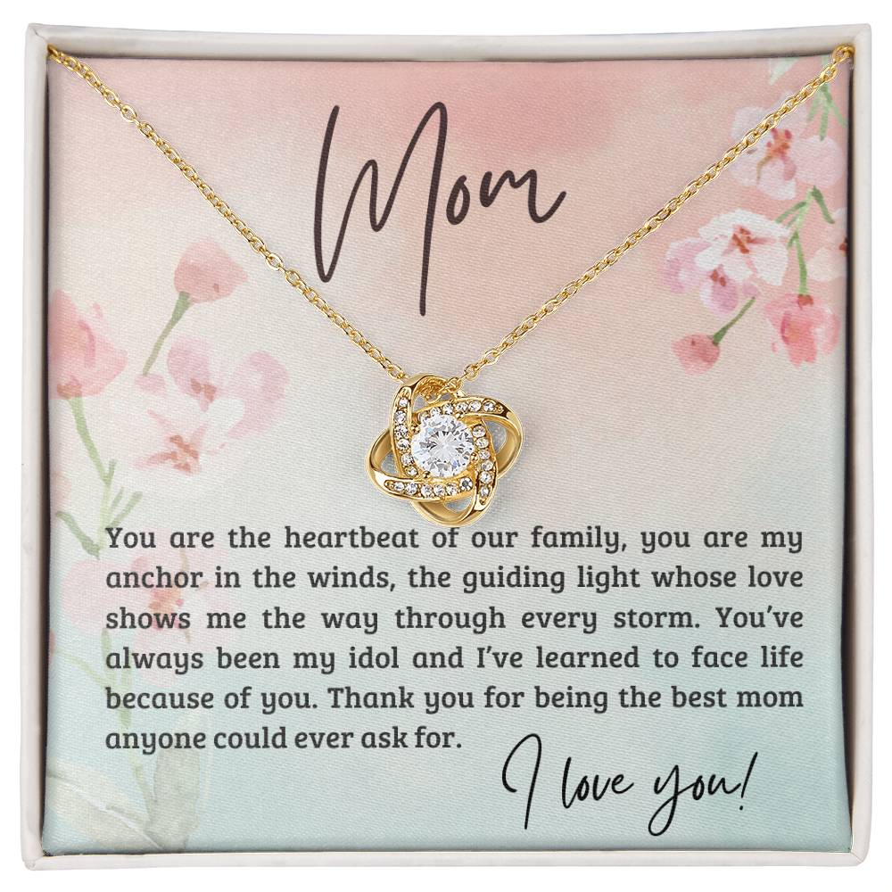 Love Knot Necklace Gift for mom