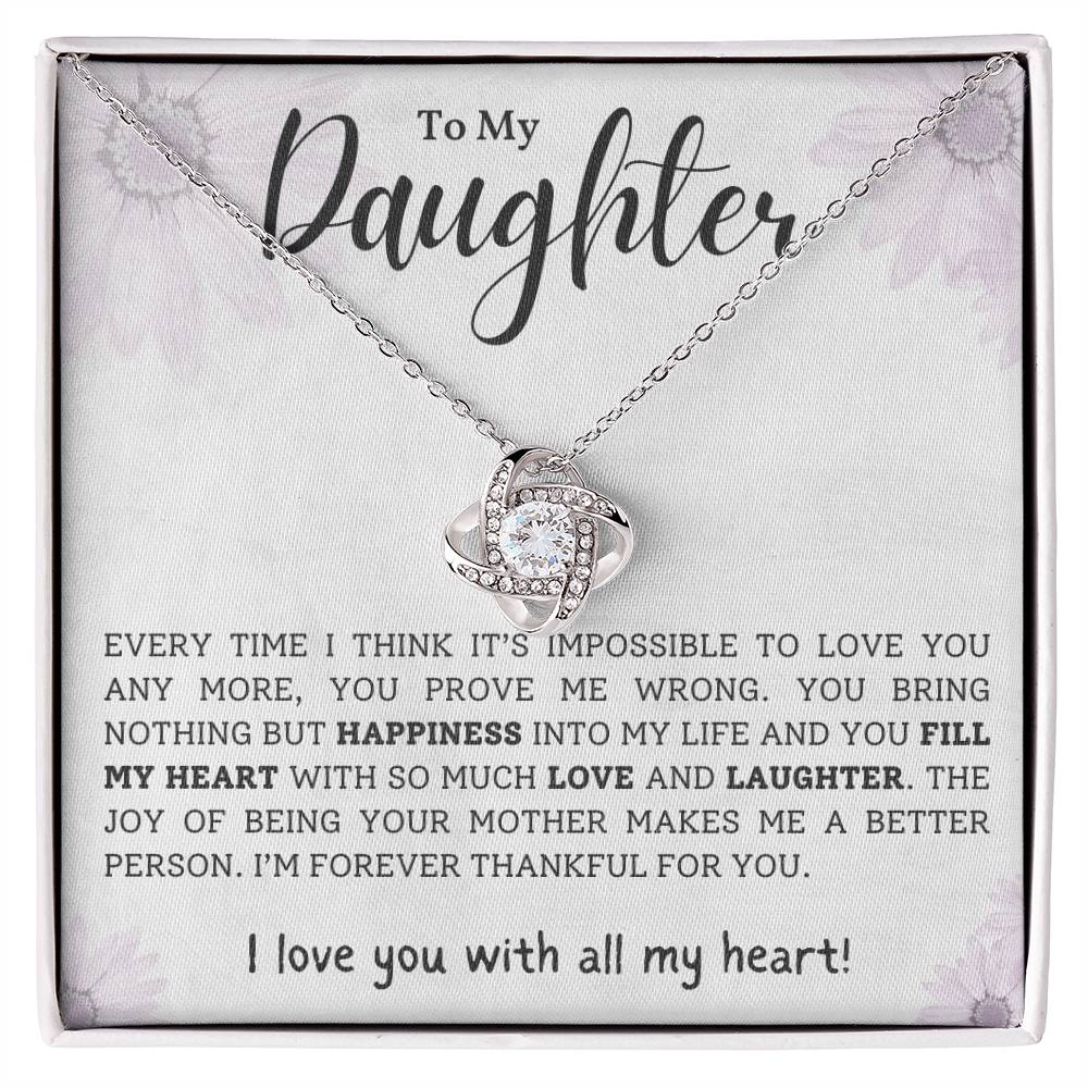 Love Knot Necklace daughter