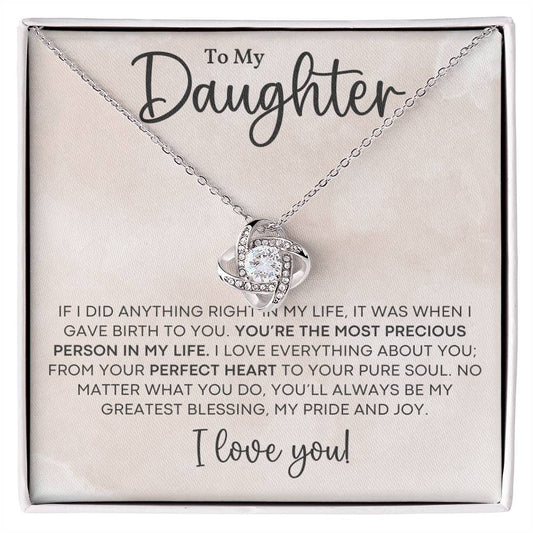 Love Knot Necklace daughter