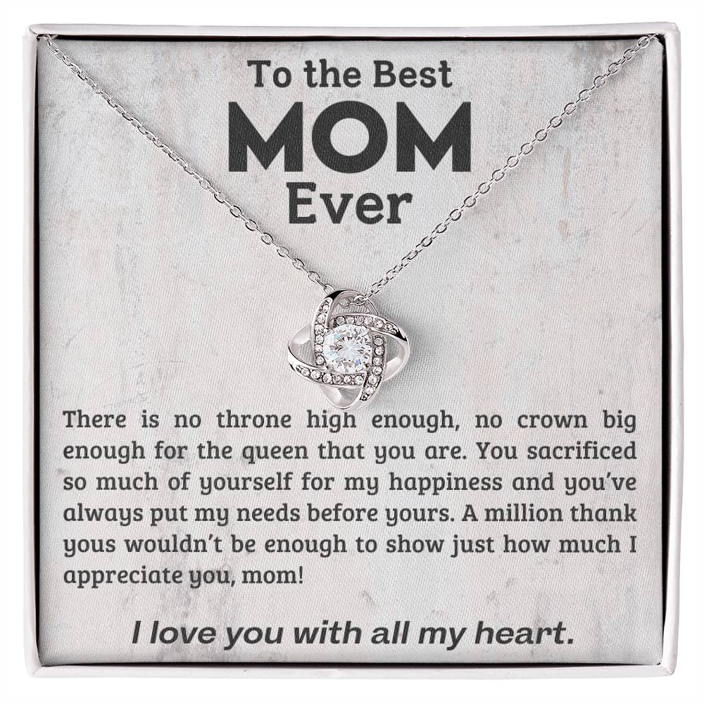 Love Knot Necklace Gift for mom