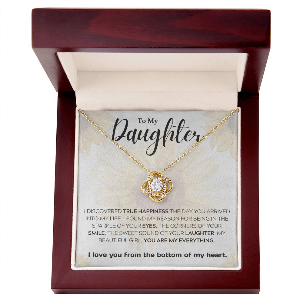 To My Daughter ~ Perfect daddy daughter gift ~ Give her the gift that shows just how much she means to you! Daddy daughter necklace