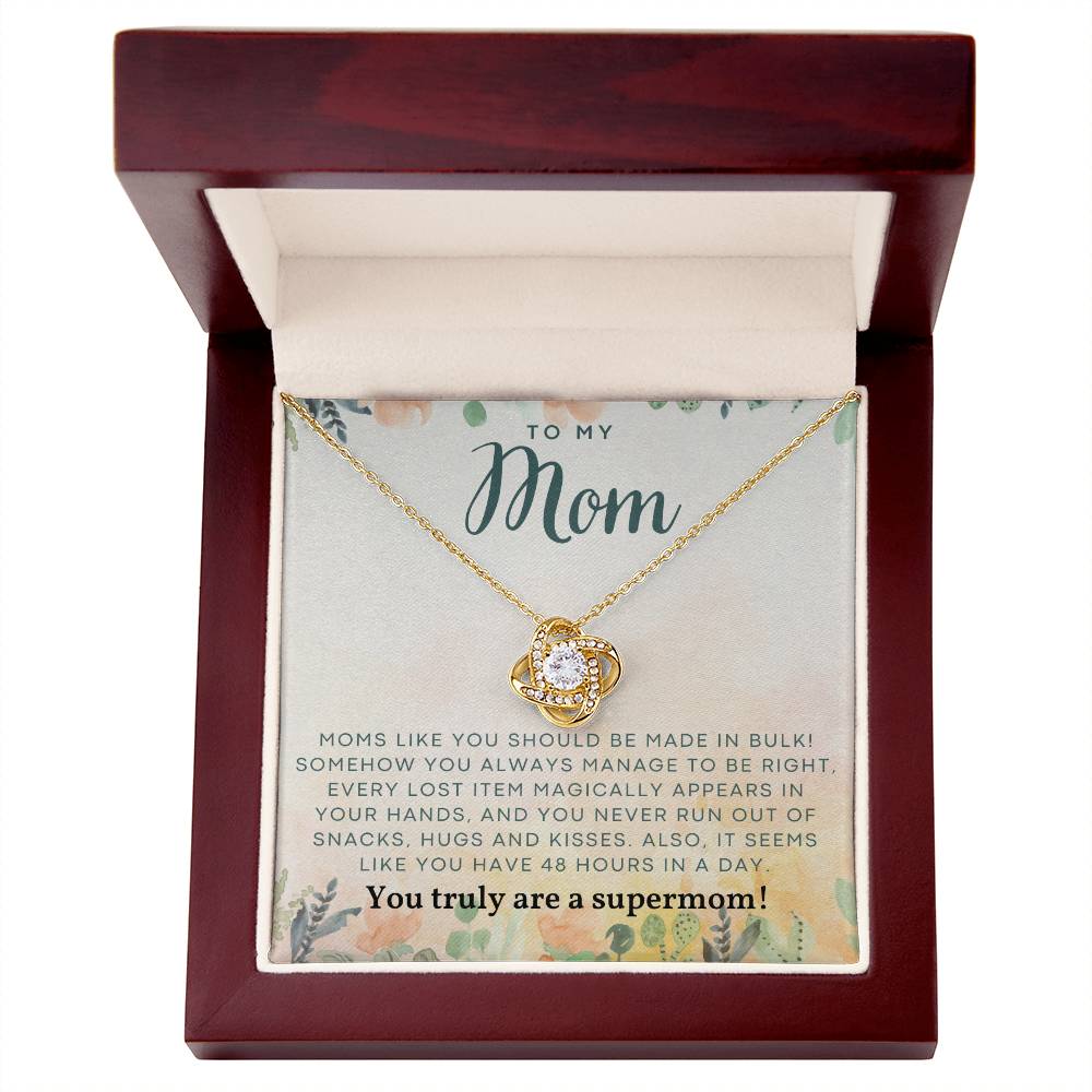 Love Knot Necklace Gift for mom