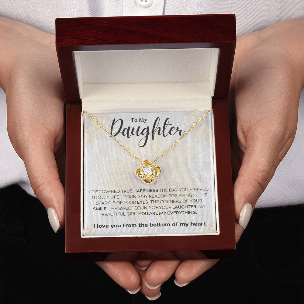 To My Daughter ~ Perfect daddy daughter gift ~ Give her the gift that shows just how much she means to you! Daddy daughter necklace