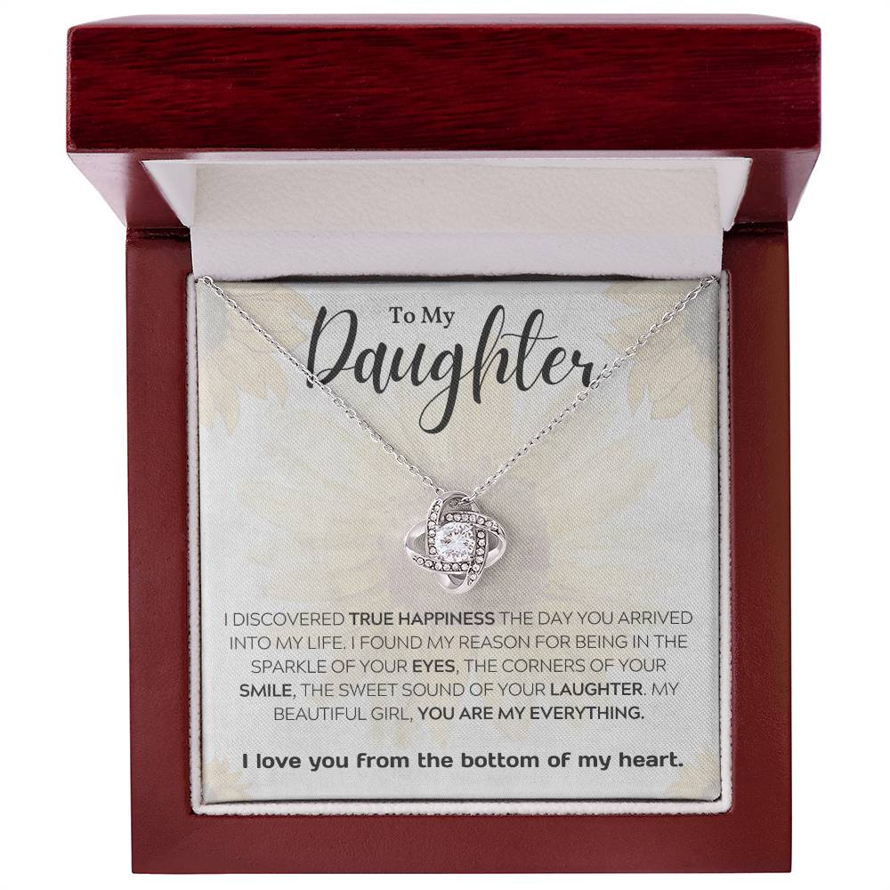 To My Daughter ~ Perfect daddy daughter gift ~ Give her the gift that shows just how much she means to you! Daddy daughter necklace