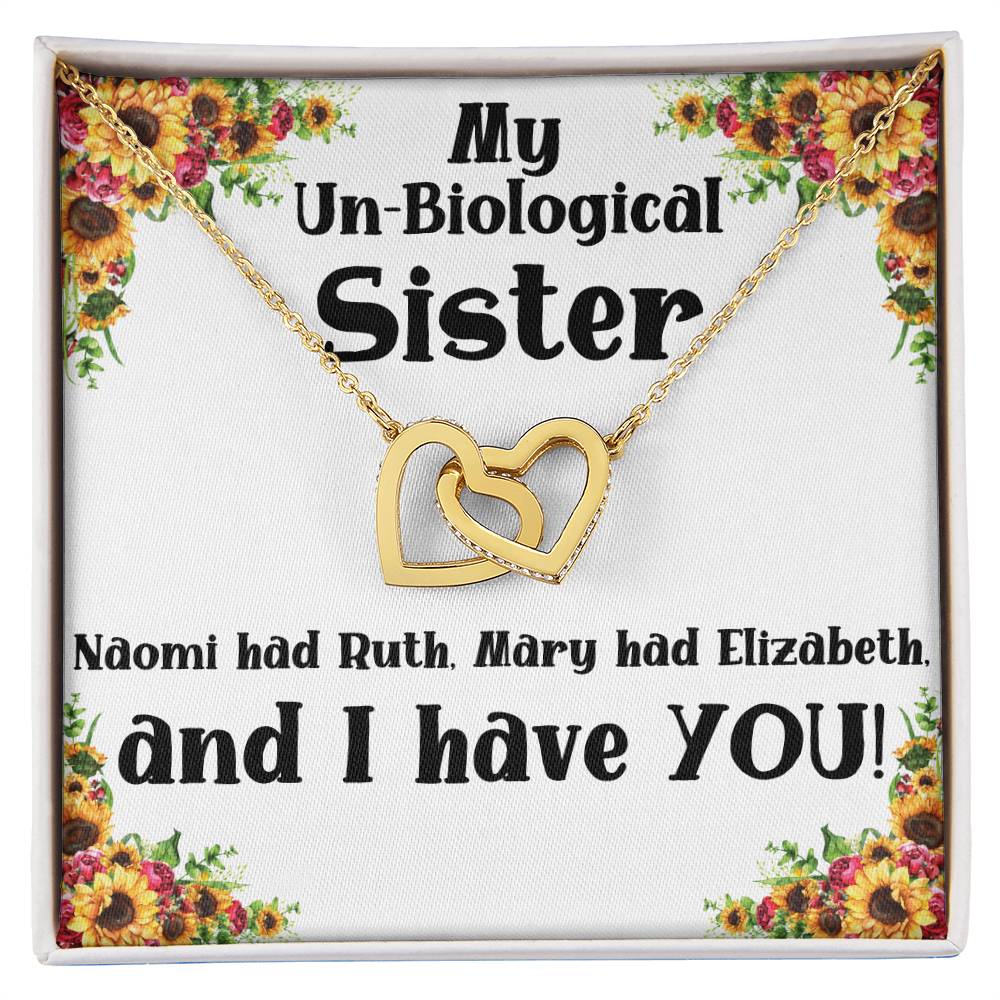 My Un-Biological Sister Double Heart Necklace! 3