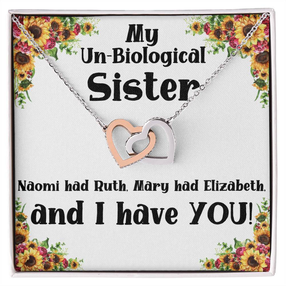 My Un-Biological Sister Double Heart Necklace! 3