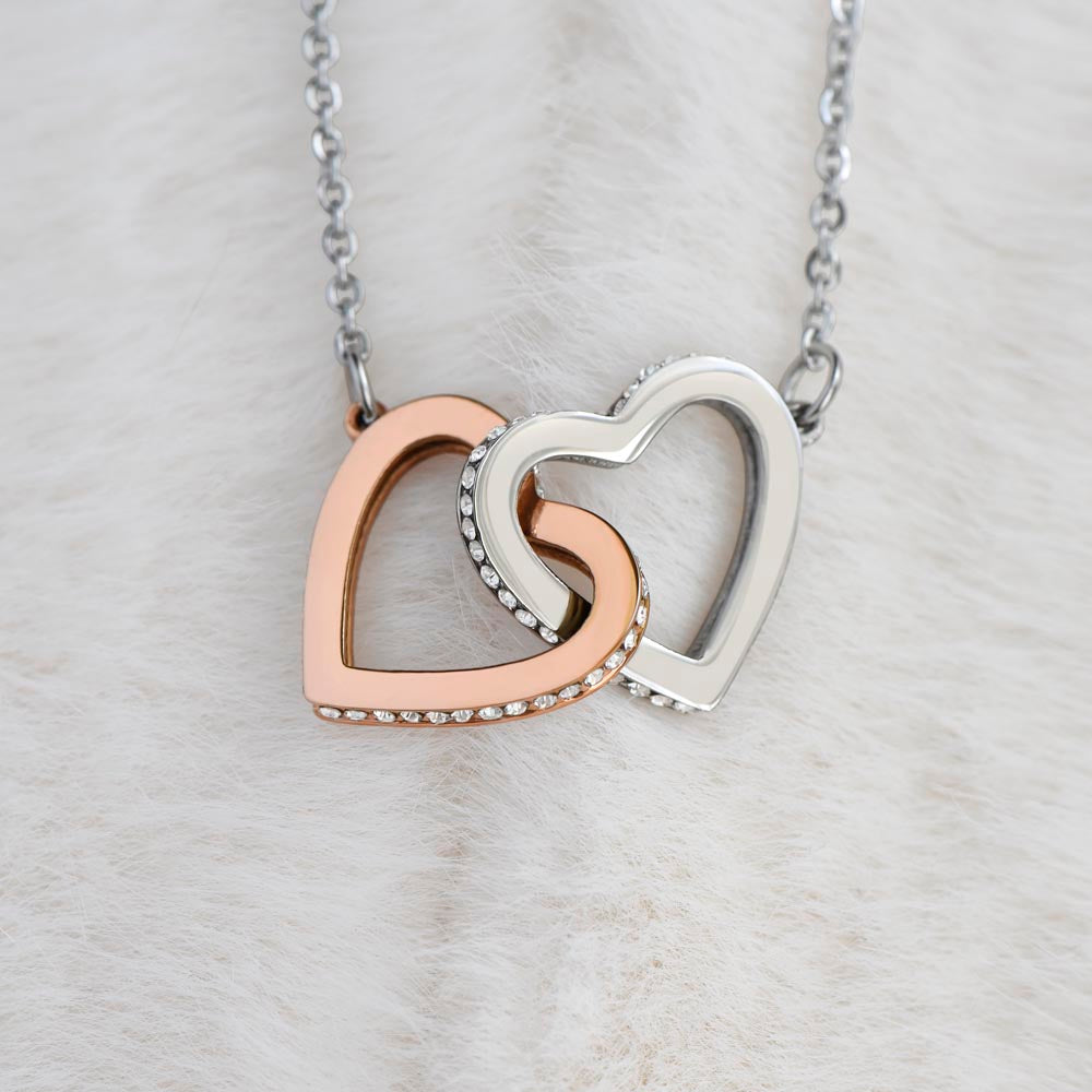 My Un-Biological Sister Double Heart Necklace! Personalized Double Heart Necklace