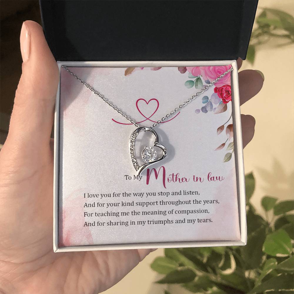 To my Mother in Law Forever Love Necklace