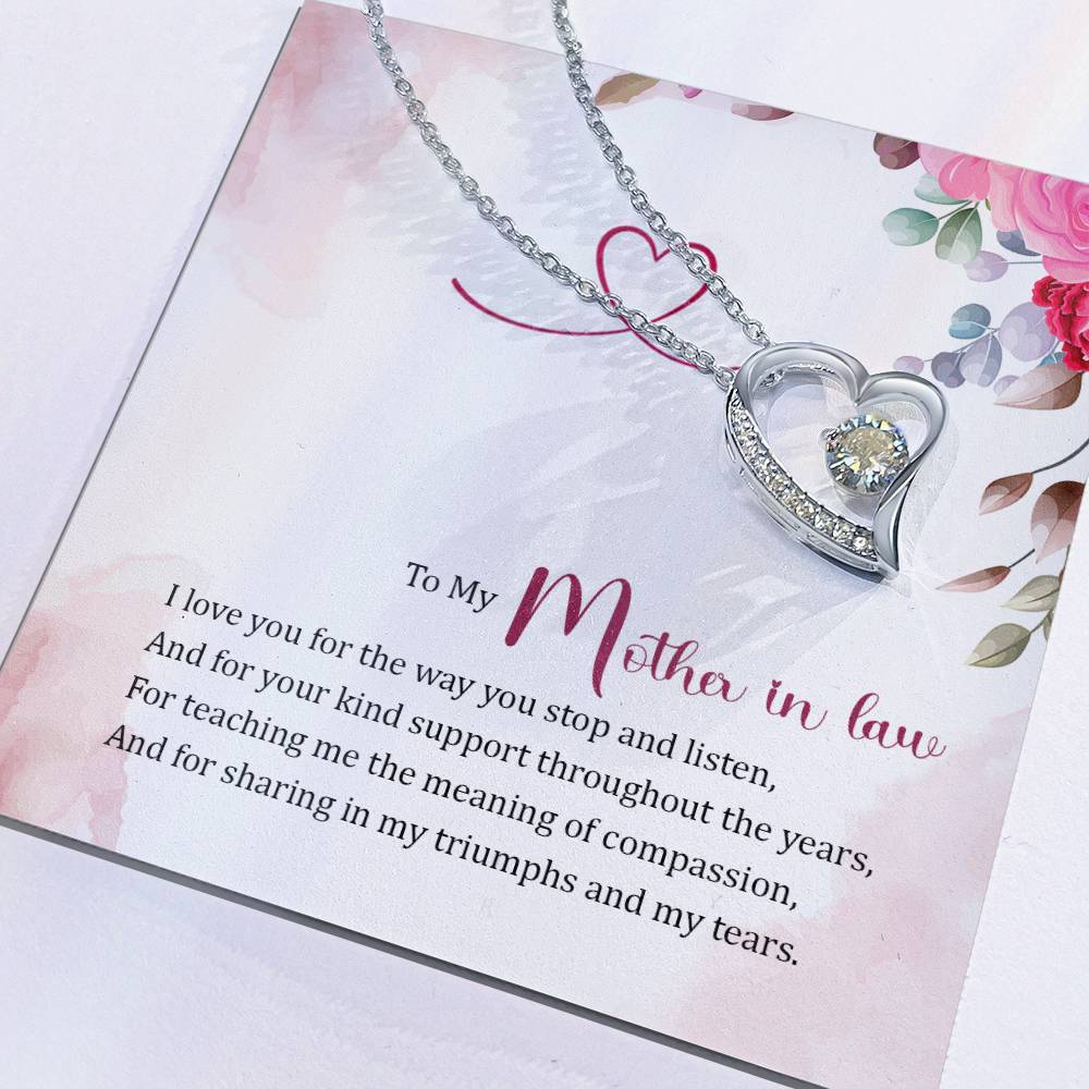 To my Mother in Law Forever Love Necklace