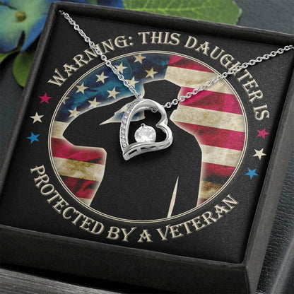 protected-by-veteran-round Forever Love Necklace