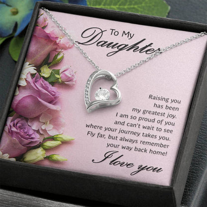 To my daughter- Raising you Forever Love Necklace