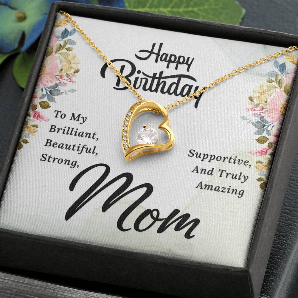 Happy Birthday Mom. Forever Love Necklace